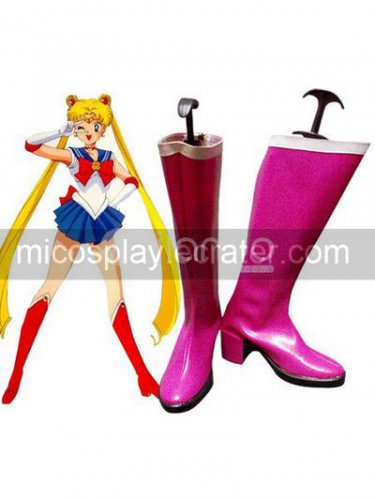 Sailor Moon Tsukino Usagi Cosplay Chunky Boots