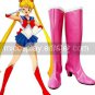 Sailor Moon Usagi Tsukino Imitated Leather Cosplay Shoes