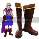 Saiunkoku Monogatari Shi Ryuuki Coffee Faux Leather 1 12'' High Heel Cosplay Shoes