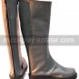 Silver 1 35'' Heel Axis Powers Hetalia Faux Leather Cosplay Shoes
