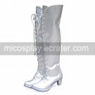 Silver PU Leather 6.3cm High Heel Punk Lolita Shoes