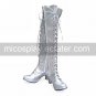 Silver PU Leather 6.3cm High Heel Punk Lolita Shoes