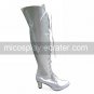 Silver PU Leather 6.3cm High Heel Punk Lolita Shoes