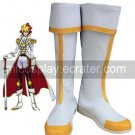 Star Driver White Faux Leather Cosplay Shoes