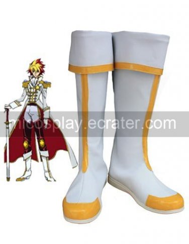 Star Driver White Faux Leather Cosplay Shoes