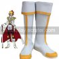 Star Driver White Faux Leather Cosplay Shoes