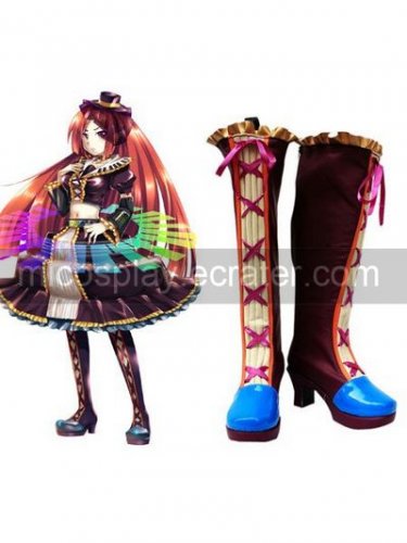 Utau Imitated Namine Ritsu Leather Cosplay Shoes