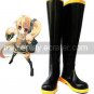 Vocaloid Akita Neru Black Faux Leather 1 15'' High Heel Cosplay Shoes