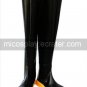 Vocaloid Akita Neru Black Faux Leather 1 15'' High Heel Cosplay Shoes