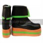 Vocaloid Black 2'' Heel Faux Leather Cosplay Shoes