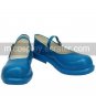 Vocaloid Blue Faux Leather 1 15'' High Heel Cosplay Shoes
