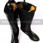Vocaloid Gumi Black Faux Leather 2 34'' High Heel Cosplay Shoes