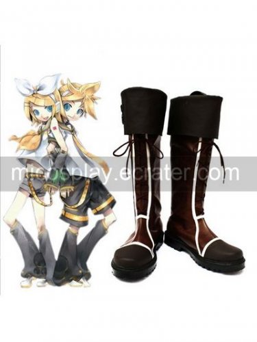 Vocaloid Len&Rin Imitated Leather Cosplay Shoes