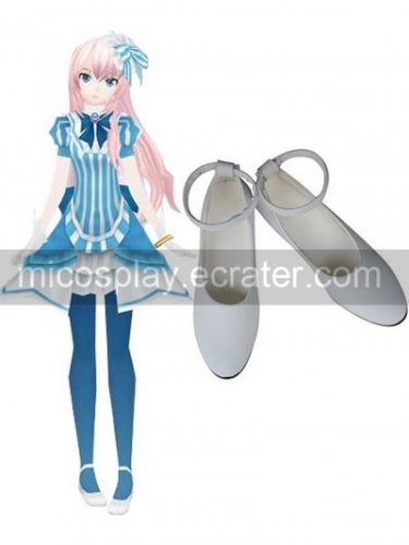 Vocaloid Luka Imitated Leather Cosplay Shoes