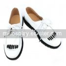 White 1 12 Heel Ookami-san to Shichinin no Nakama-tachi Urashima Taro Faux Leather Cosplay Shoes