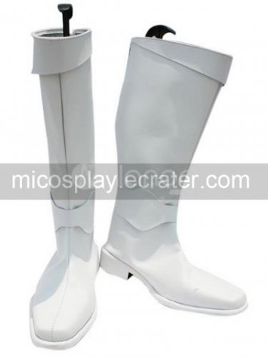 White 1 15 Heel Beat Angel Escalayer Faux Leather Cosplay Shoes