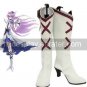 White 2 34'' Heel PRETTY CURE Faux Leather Cosplay Shoes