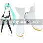 White 3 110 Heel Vocaloid APPEND Faux Leather Cosplay Shoes