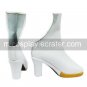 White 3 110 Heel Vocaloid APPEND Faux Leather Cosplay Shoes