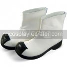 White Black Round Toe PU Lolita Boots