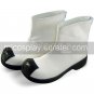 White Black Round Toe PU Lolita Boots