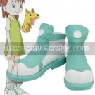 White Green 1 15 Heel Digimon III Kato Juri Faux Leather Cosplay Shoes