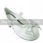 White PU Leather 6.3cm High Heel Princess Lolita Shoes with Cute Bow