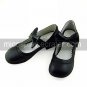 White PU Leather Flat Country Lolita Sandals with Lovely Bow