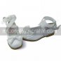 White PU Leather Flat Crossed Belt Sweet Lolita Shoes