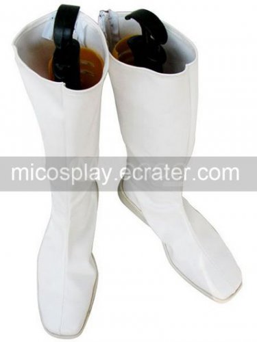 White Square Toes Cosplay Shoes