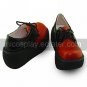 Wine Red and Black 9cm Wedge Punk Lolita Shoes with Shoelace