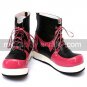 Yuuki Black Red 1 15'' Heel Faux Leather Cosplay Shoes