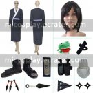 Naruto Black And White Shizune Cosplay Costume Naruto set with wig