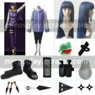 Naruto Hyuga Hinata Jacket Cosplay Costume Naruto set with wig