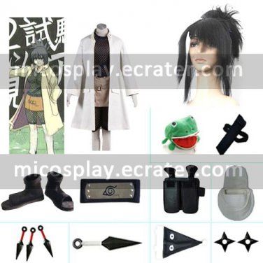 Naruto Mitarashi Anko Cosplay Costume(woman) Naruto set with wig