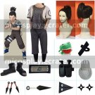 Naruto Nara Shikamaru Halloween Cosplay Costume 1st Naruto set with wig