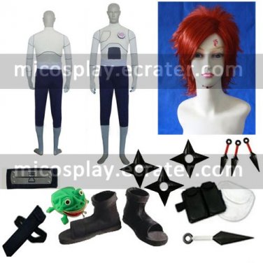 Naruto Sasori Halloween Cosplay Costume Naruto set with wig