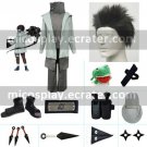 Naruto Shino Cosplay Costume Naruto set with wig