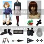 Naruto Shippuden Rin Cosplay Costume Naruto set with wig