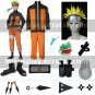 Naruto Shippuden Uzumaki Hokage Halloween Cosplay Costume Naruto set with wig