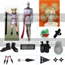 Naruto Temari Chunin Exam Cosplay Costume Naruto set with wig