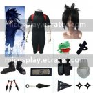 Naruto Uchiha Sasuke Halloween Cosplay Costume 2 Naruto set with wig