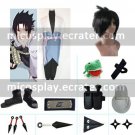 Naruto Uchiha Sasuke Halloween Cosplay Costume Naruto set with wig