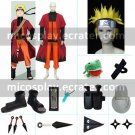 Naruto Uzumaki Halloween Cosplay Costume Naruto set with wig