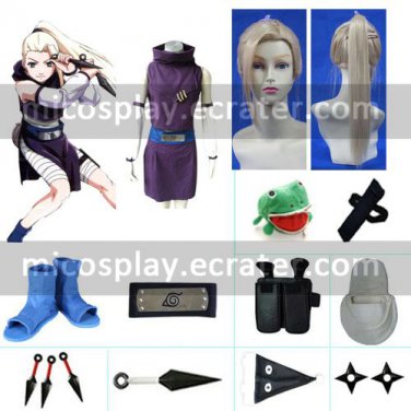 Naruto Yamanaka Ino Halloween Costume Cosplay Naruto set with wig