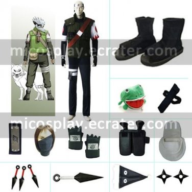 Hatake Sakumo Cosplay Costume set from Naruto