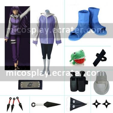 Hyuga Hinata Jacket Cosplay Costume set from Naruto