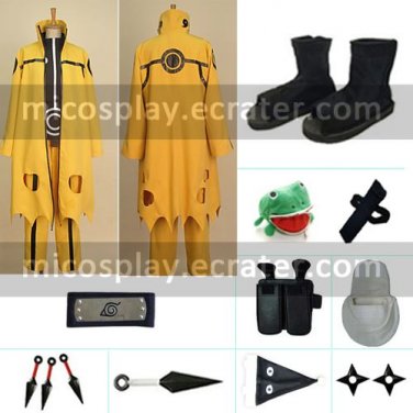 Inspired by Naruto Uzumaki Naruto Nine-Tails Bijuu Mode Cosplay Costume set