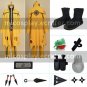 Inspired by Naruto Uzumaki Naruto Nine-Tails Bijuu Mode Cosplay Costume set
