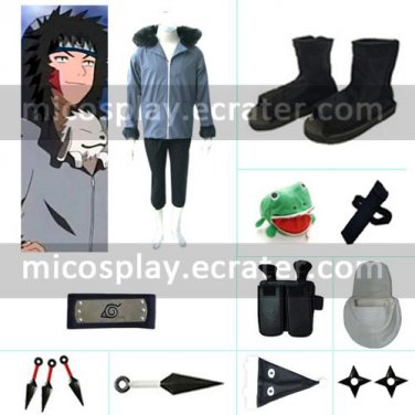 Kiba Inuzuka Halloween Cosplay Costume set from Naruto